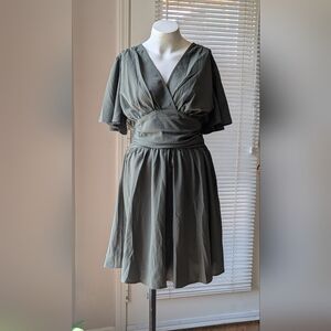 SHEIN Olive Midi Dress